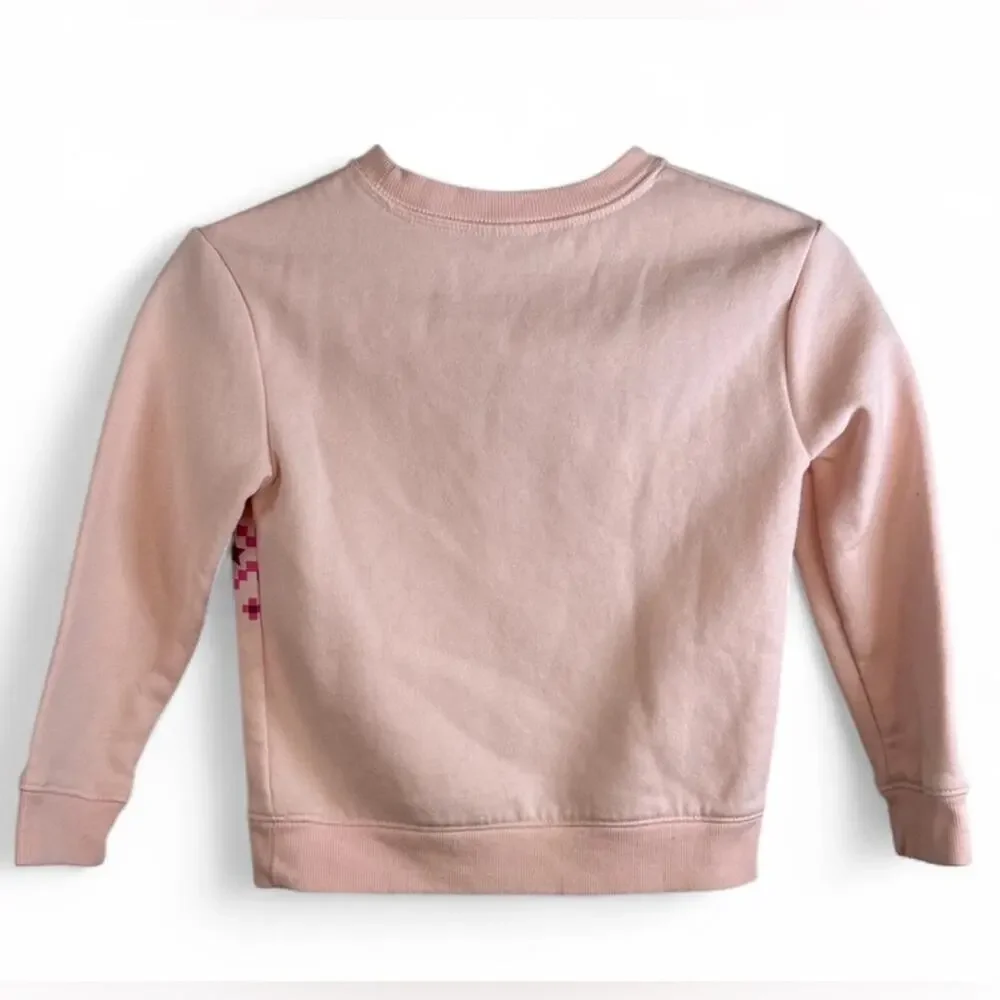 Cat & Jack Patterned Girls Pullover Sweatshirt size XS